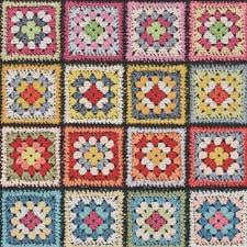 Granny squares crochet