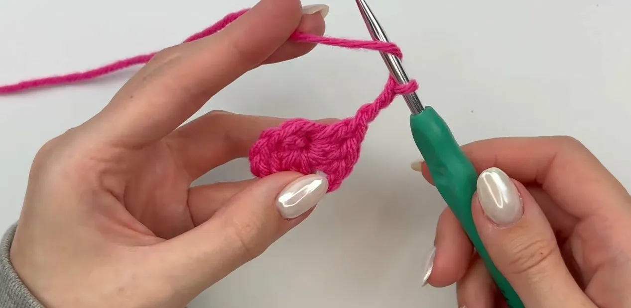 Round 1 in progress with dc clusters worked into the center ring