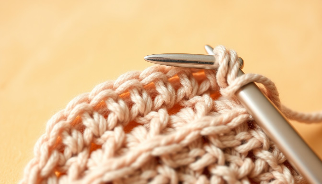 How to yarn over for single crochet