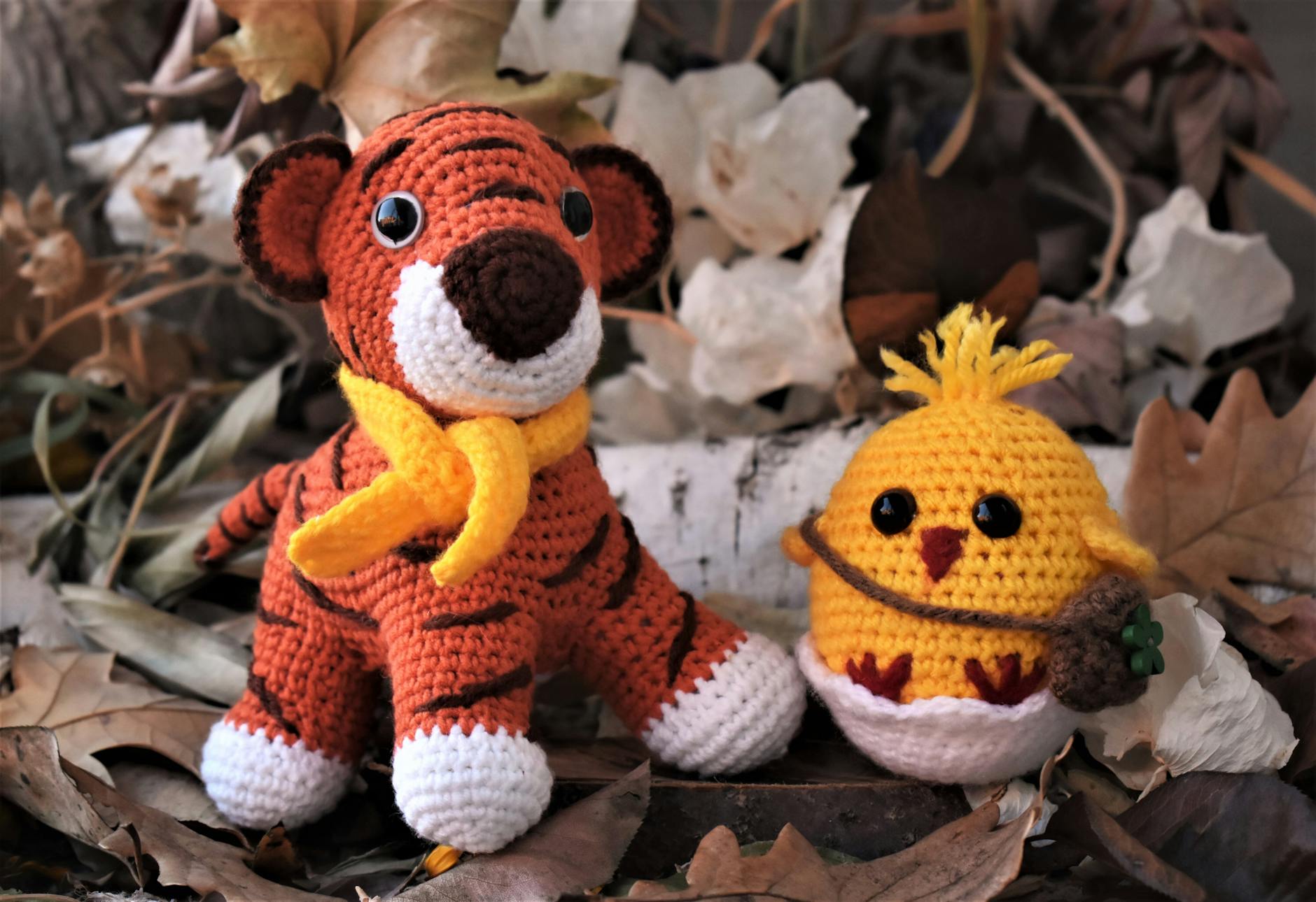 crochet amigurumi - yarn crafting detail