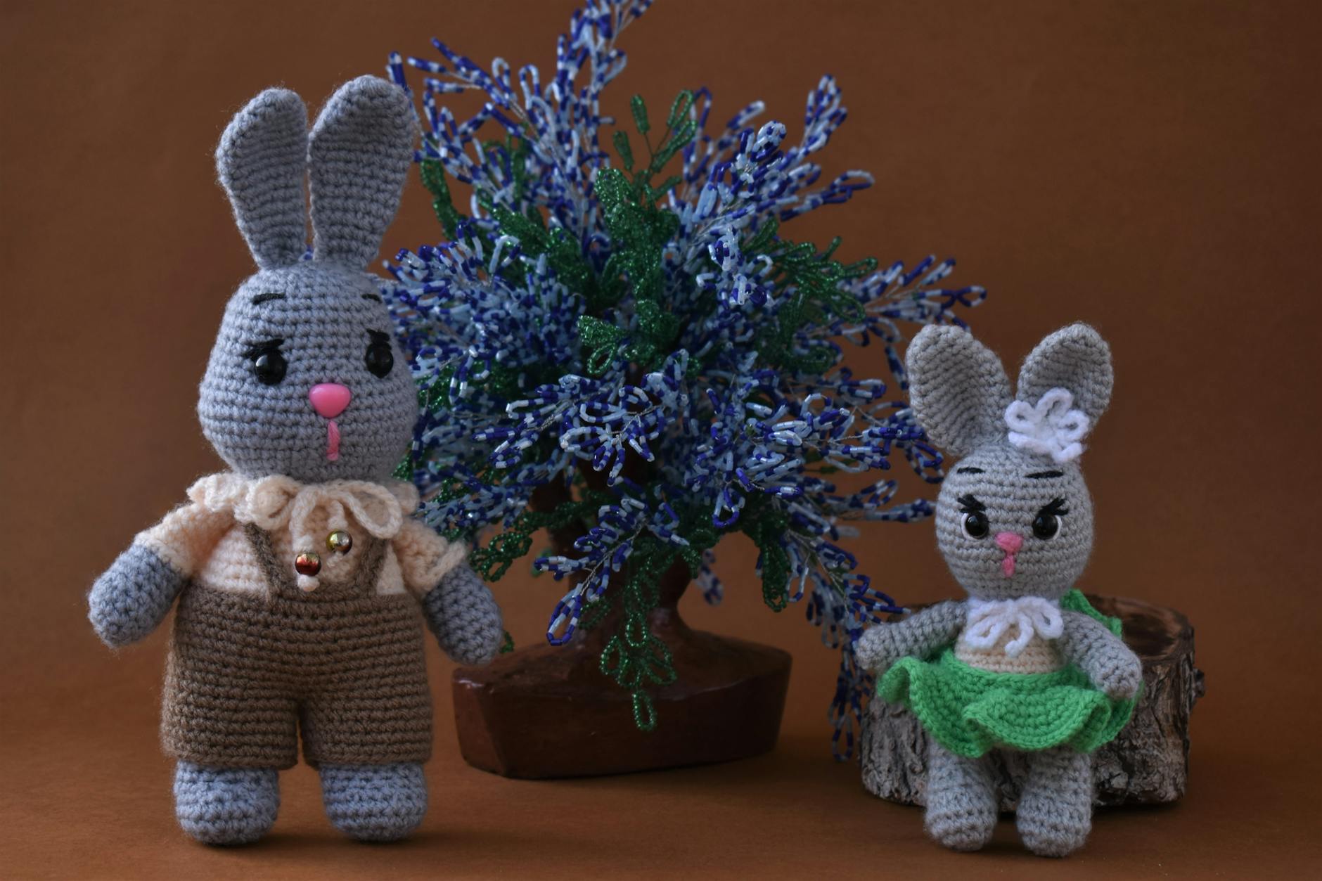crochet bunny - yarn crafting project