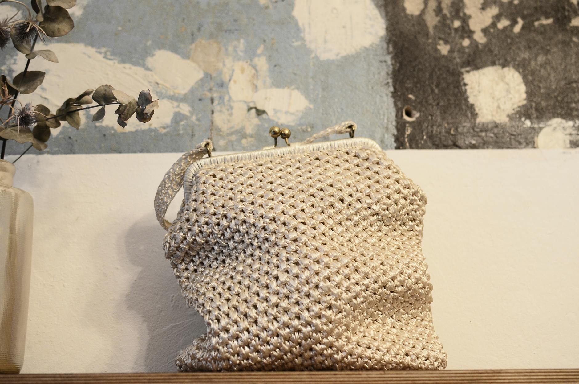 crochet handbag - yarn crafting project