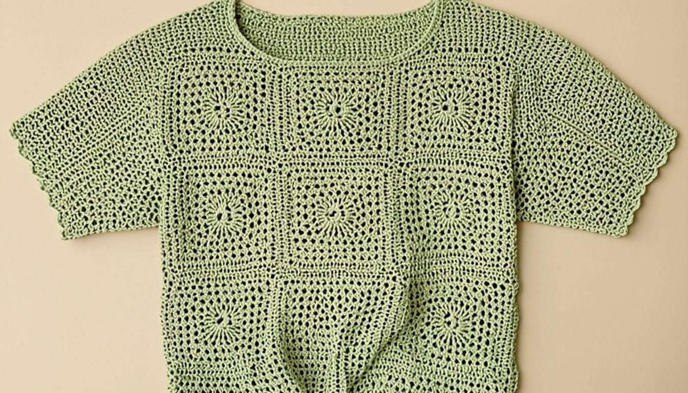 granny stitch top