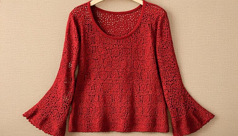crochet lace top