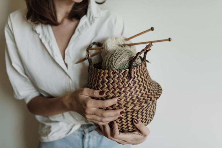 handmade crochet gifts basket