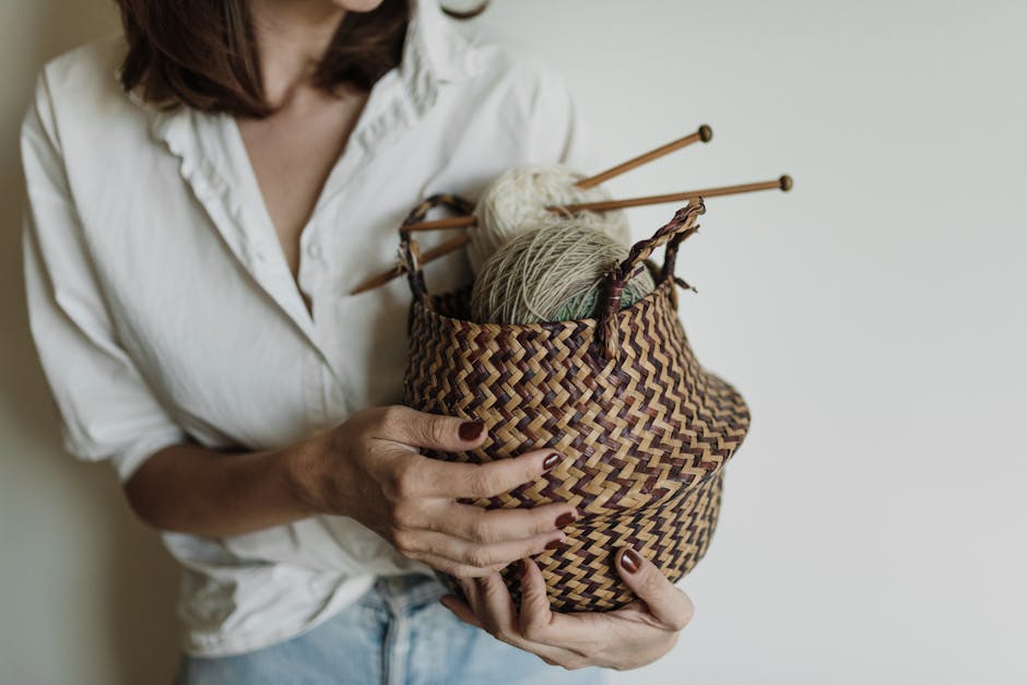 handmade crochet gifts basket