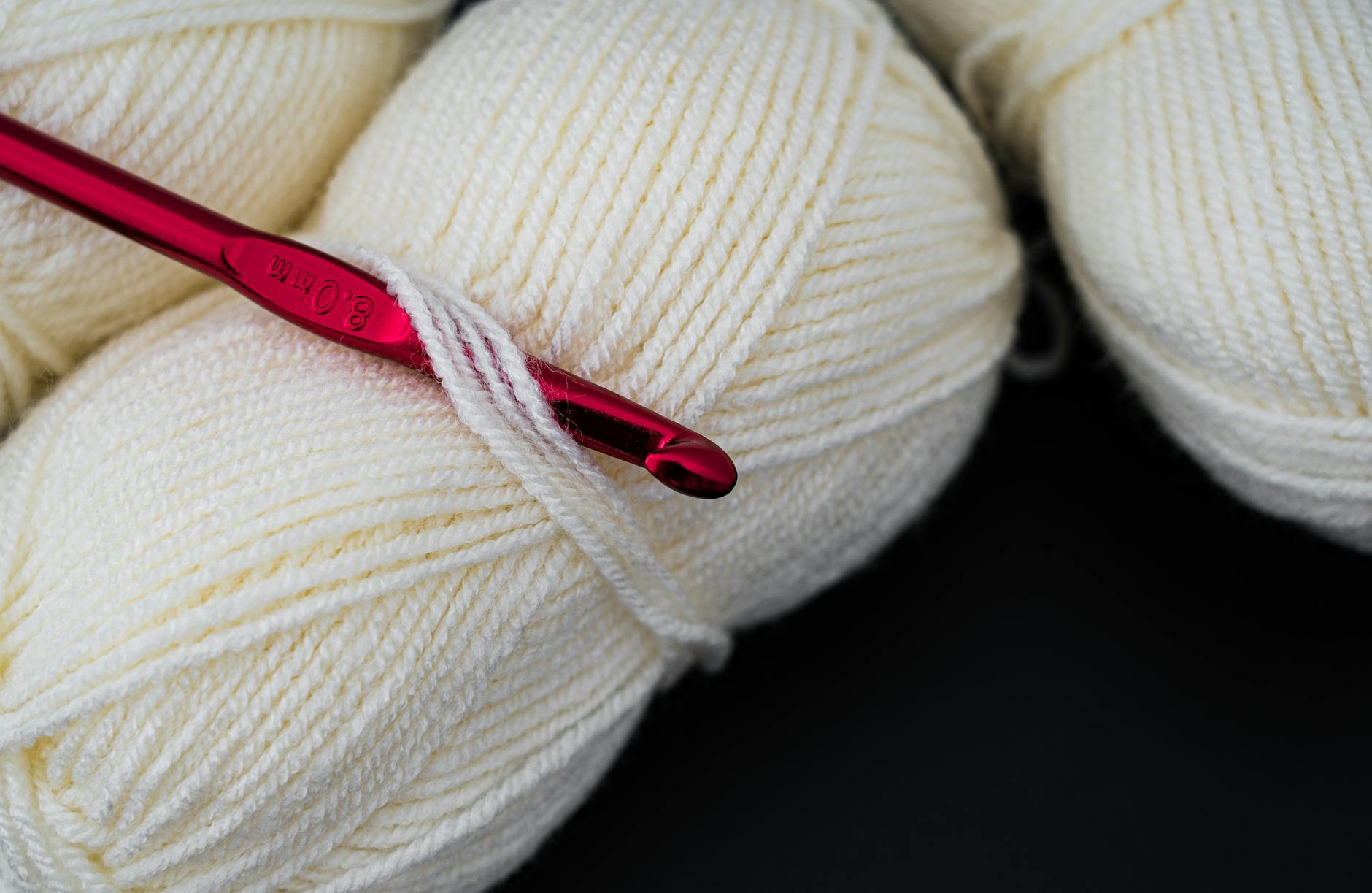 how to single crochet close-up stitch technique