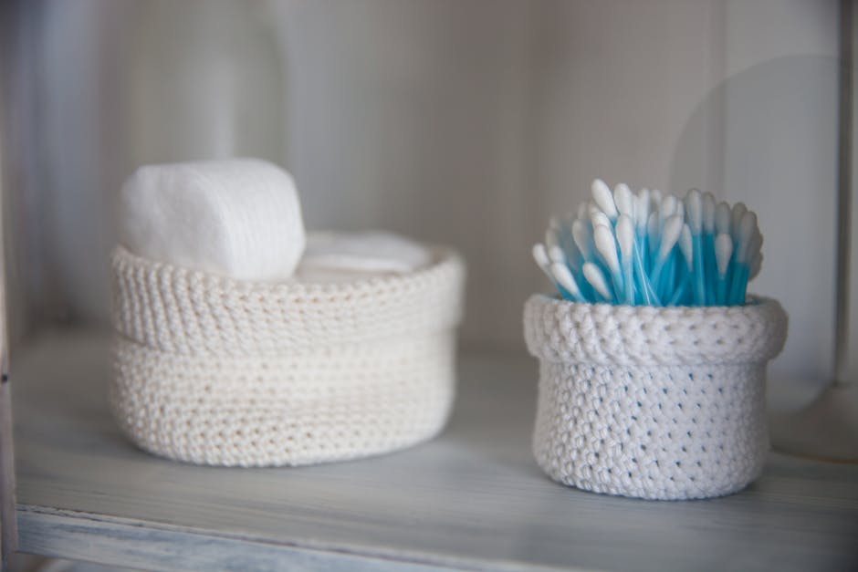 crochet basket home decor for plant pot covers