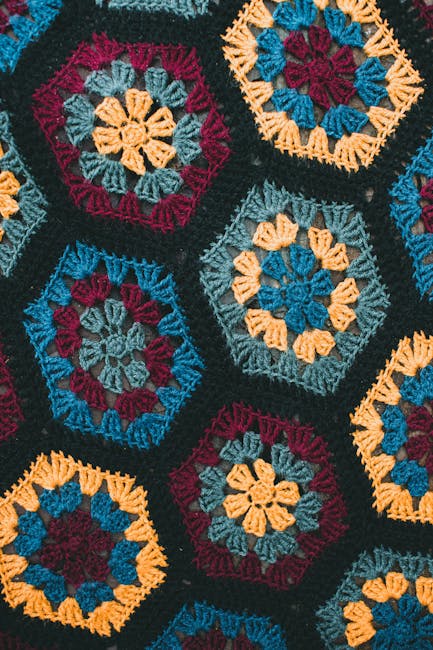 Granny Square Hexagon Pattern Free: 7 Easy Honeycomb Designs