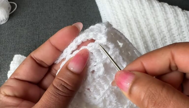 Crochet Top Pattern: 3 Easy Sizes with Cross V Stitch