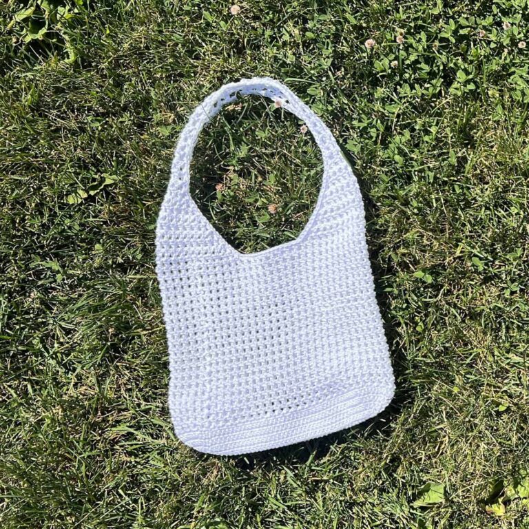 Crochet Mesh Tote Bag Free Pattern: Step-by-Step Tutorial