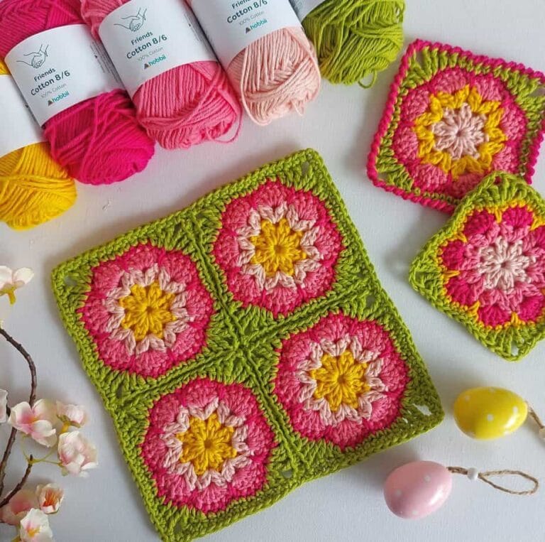 Flower Granny Square Patterns: 7 Free Designs