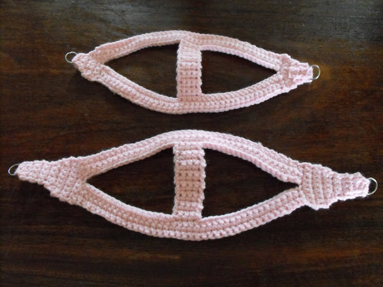 free crochet dog harness pattern multi-size design