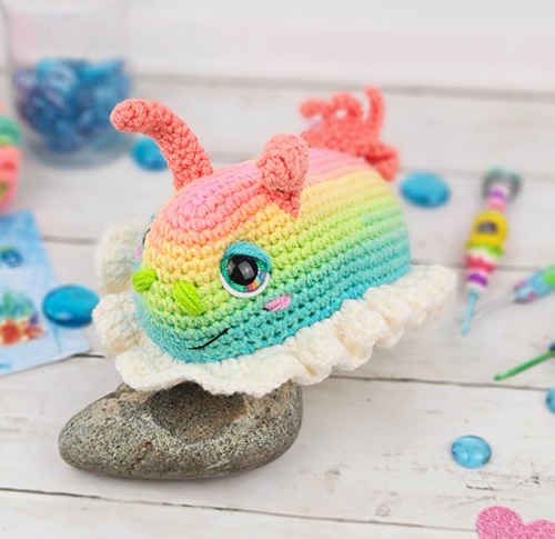 free crochet ocean toys patterns sea slug design