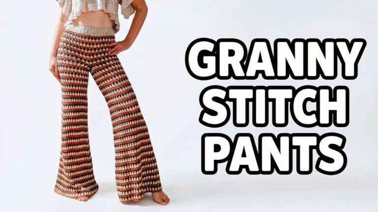 Free Crochet Pants Patterns: 7 Oversized Designs