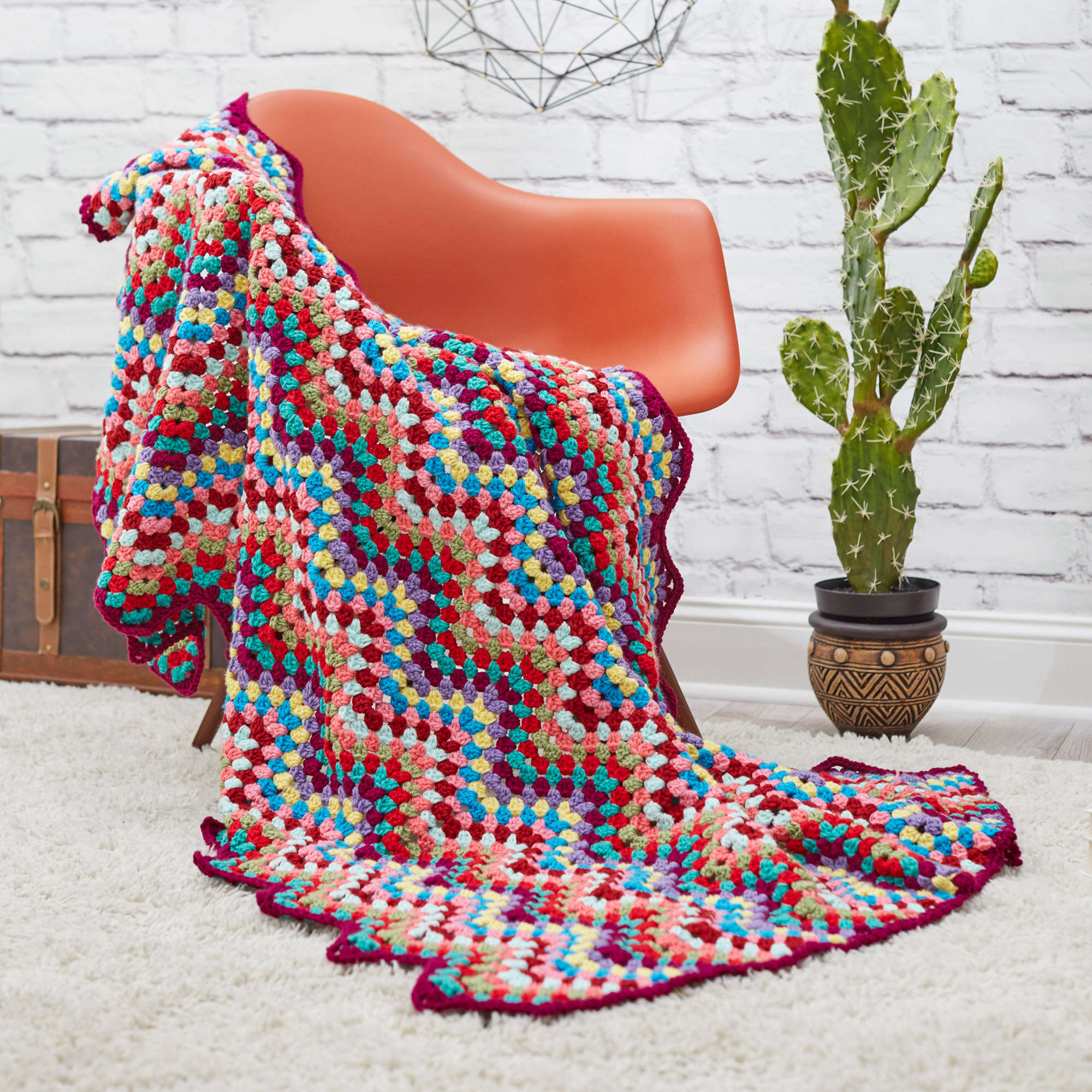 free crochet throw blanket patterns granny chevron design