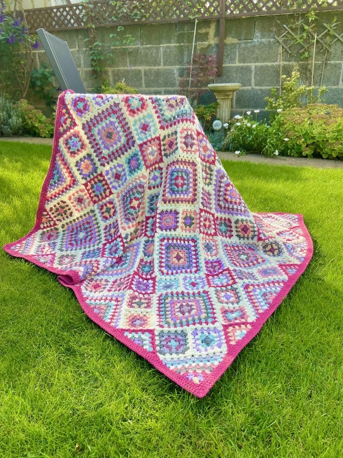 free crochet throw blanket patterns berries frost design