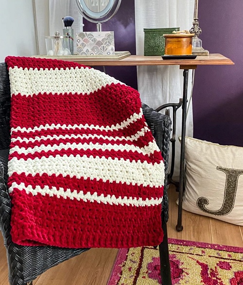 free crochet throw blanket patterns simple beginner design