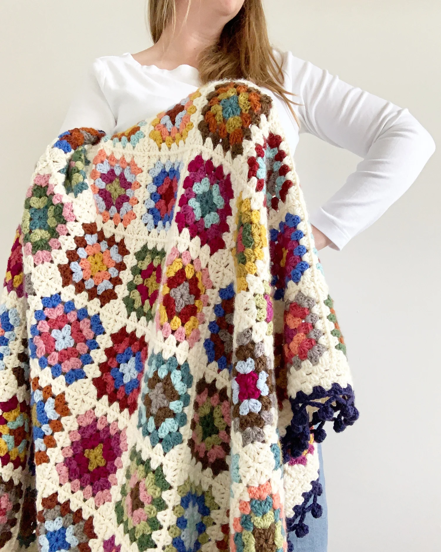 free crochet throw blanket patterns dockside squares design