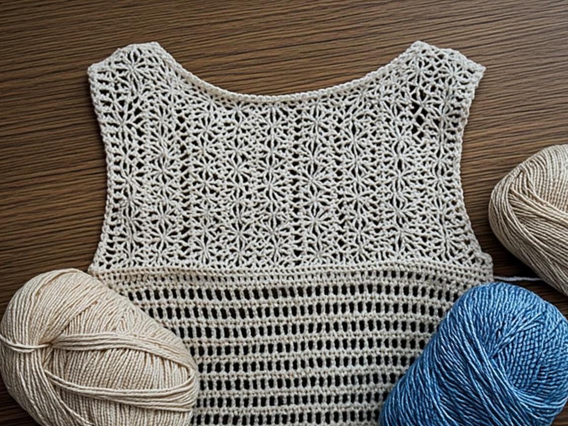 crochet top pattern summer flat lay yarn no people