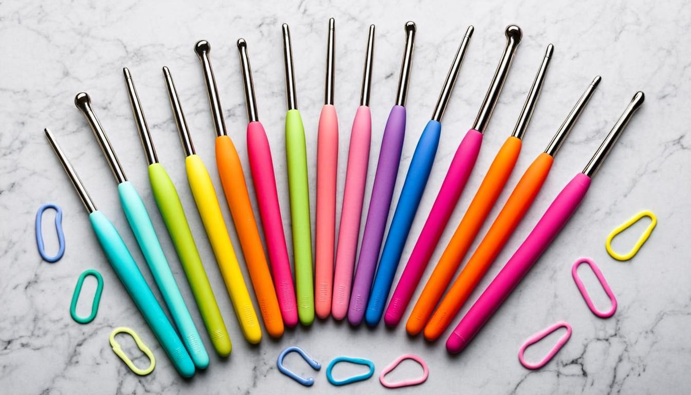 Best crochet hook for granny square projects in various sizes