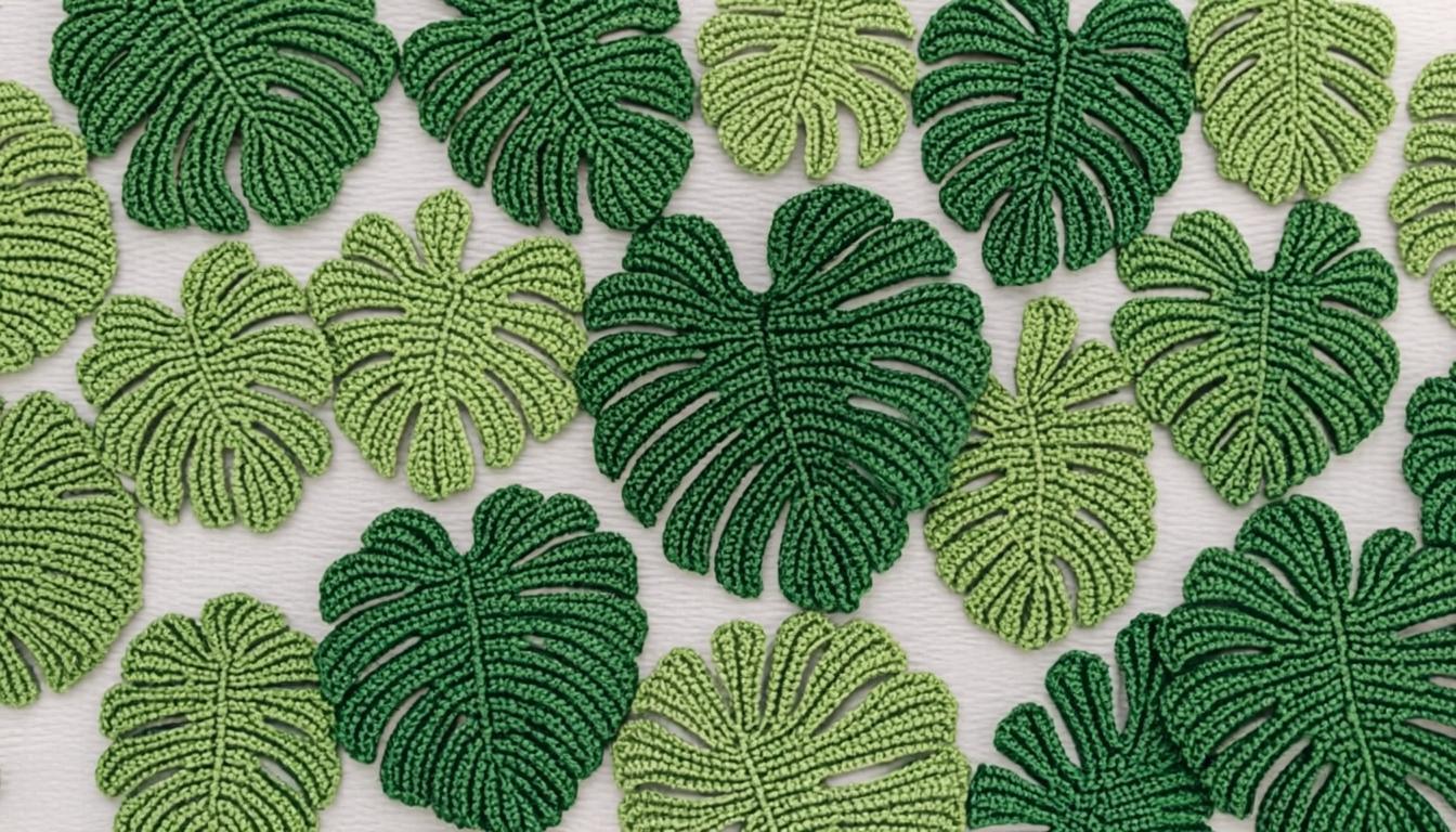 9 Gorgeous Monstera Crochet Patterns for Plant Lovers