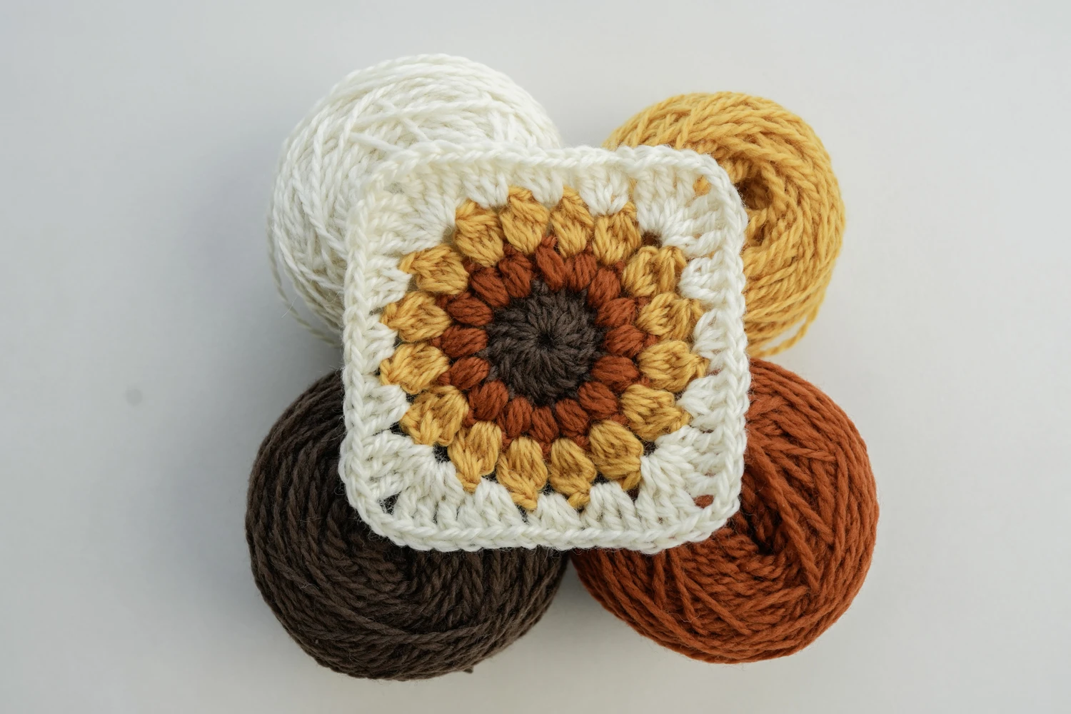 Classic Sunburst Granny Square