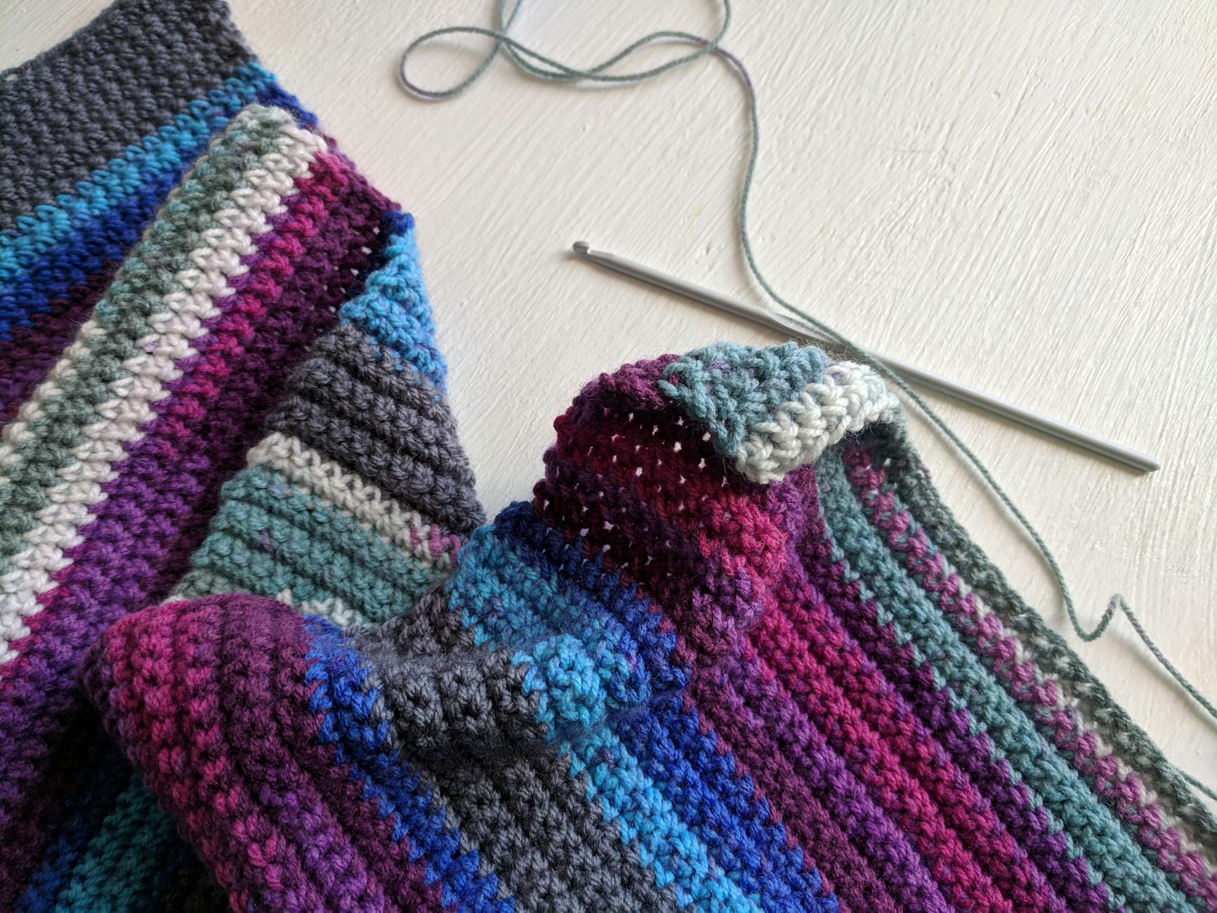 Single crochet vs double crochet