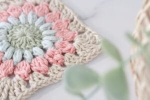 Bella Coco Crochet sunburst granny square