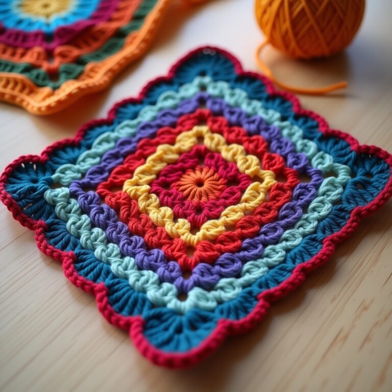 7 Vintage Sunburst Granny Square: Retro Pattern Tips
