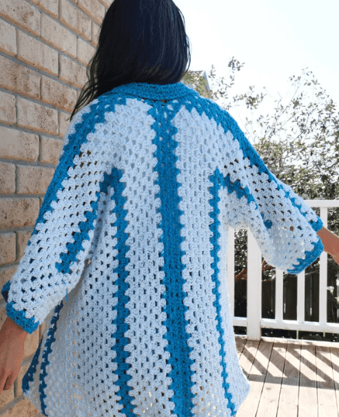 5 Crochet Hexagon Shirt and Cardigan Patterns