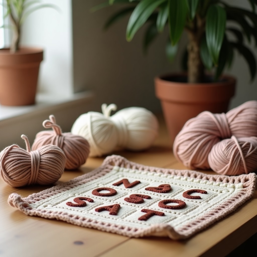 Comparison of single, half double, and double crochet stitch heights