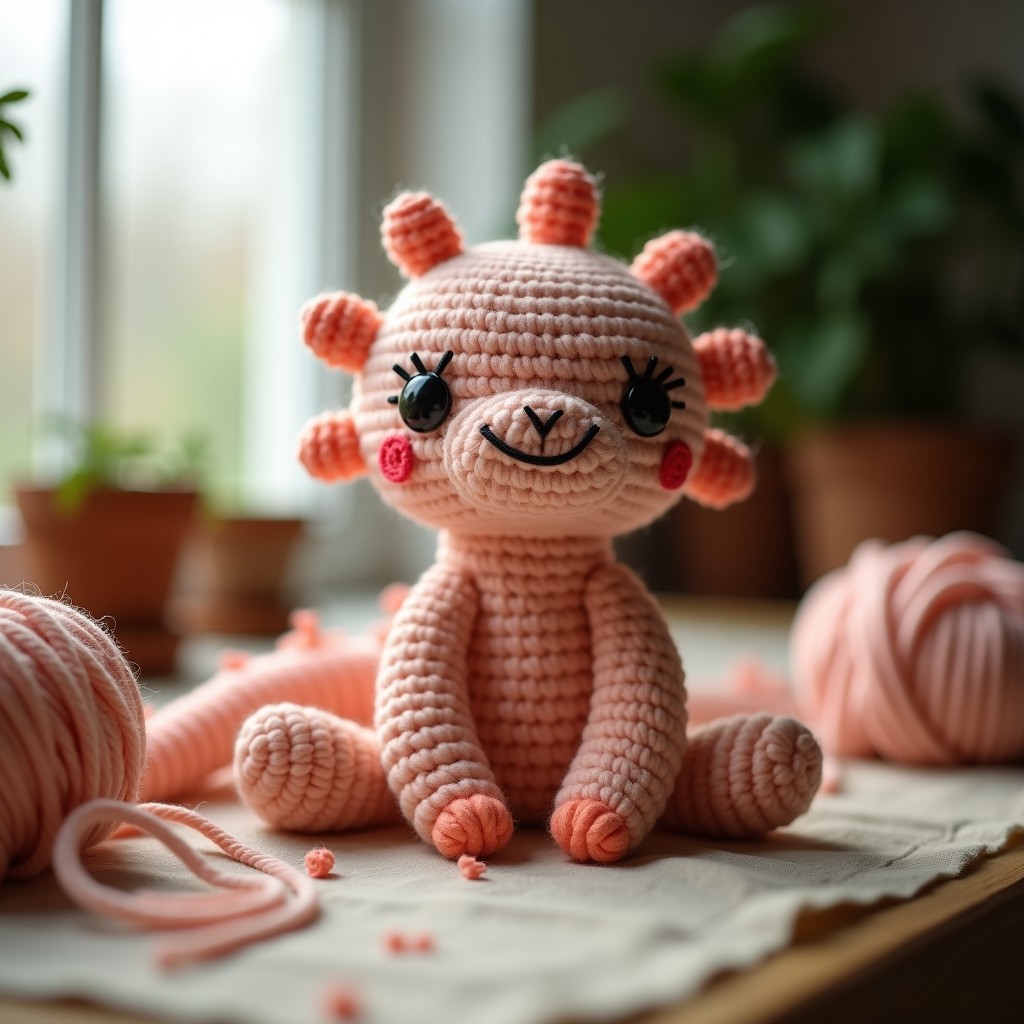 axolotl Featured Free Pattern: Chibi Axolotl