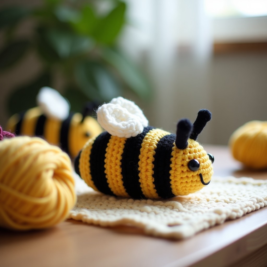 bee Featured Free Pattern: Chubby Garden Bee