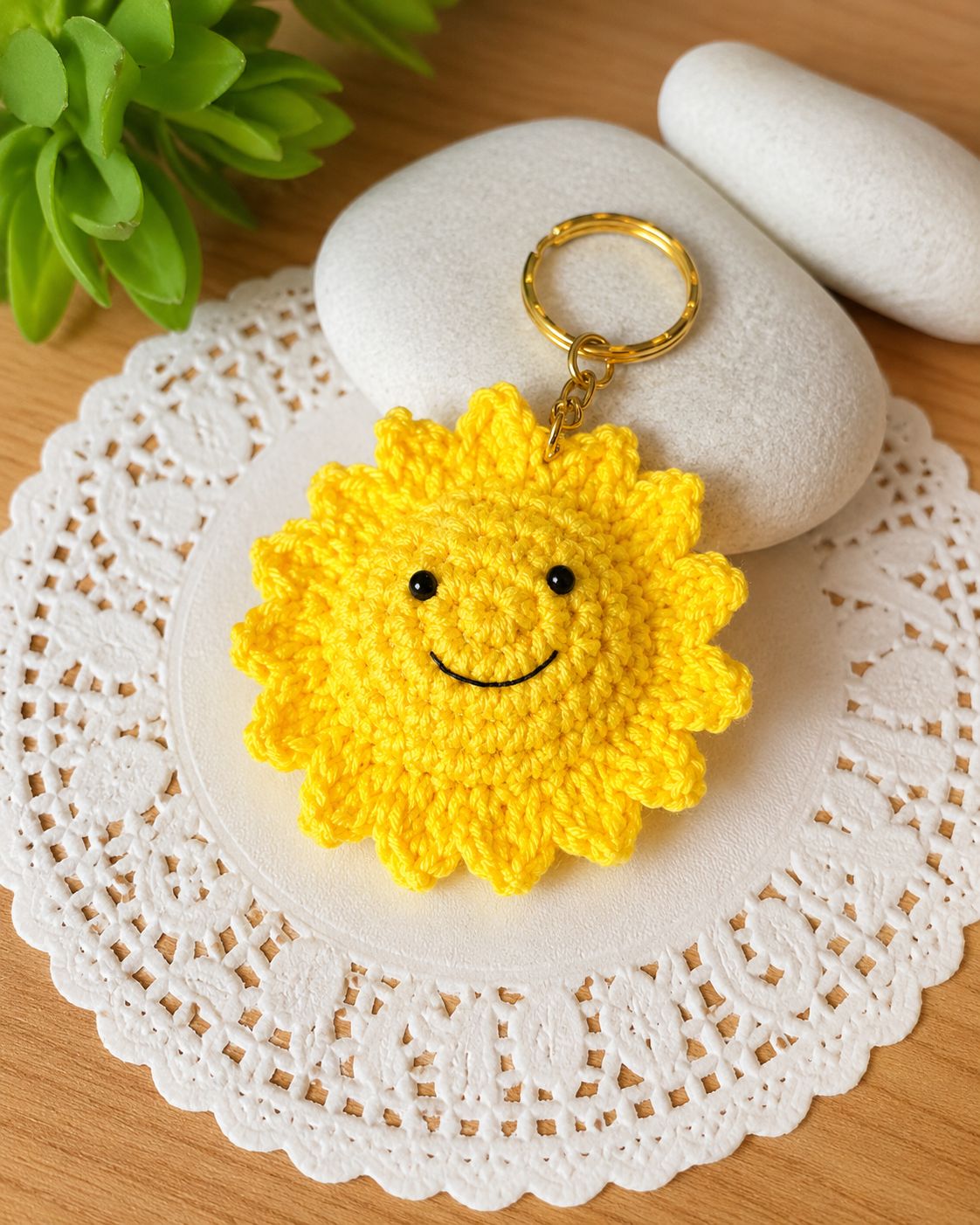 Bubble tea boba crochet bag charm free pattern