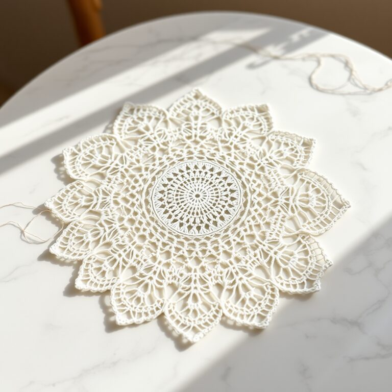 Crochet Coaster: 5 Beautiful Mandala Designs