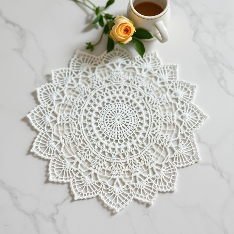 Crochet Placemat: 5 Easy Reversible Designs