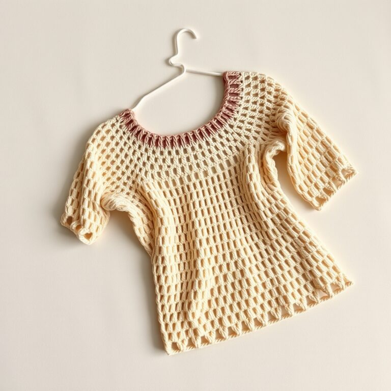 Crochet Summer Top Pattern: 5 Easy Ideas + a Free V-Stitch Tee