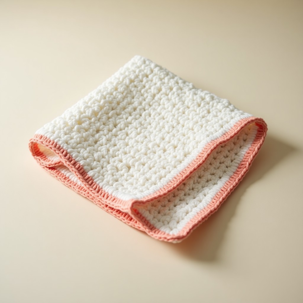 A selection of completed crocheted dish towels and dishcloths in different stitch patterns and colorful yarn combinations