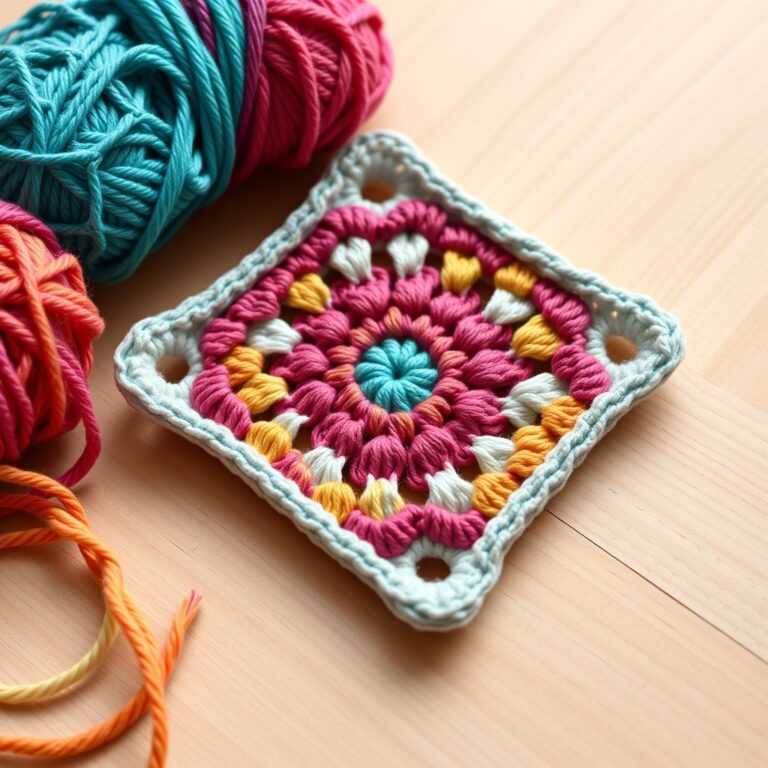 Flower Granny Square: 5 Stunning Motif Patterns