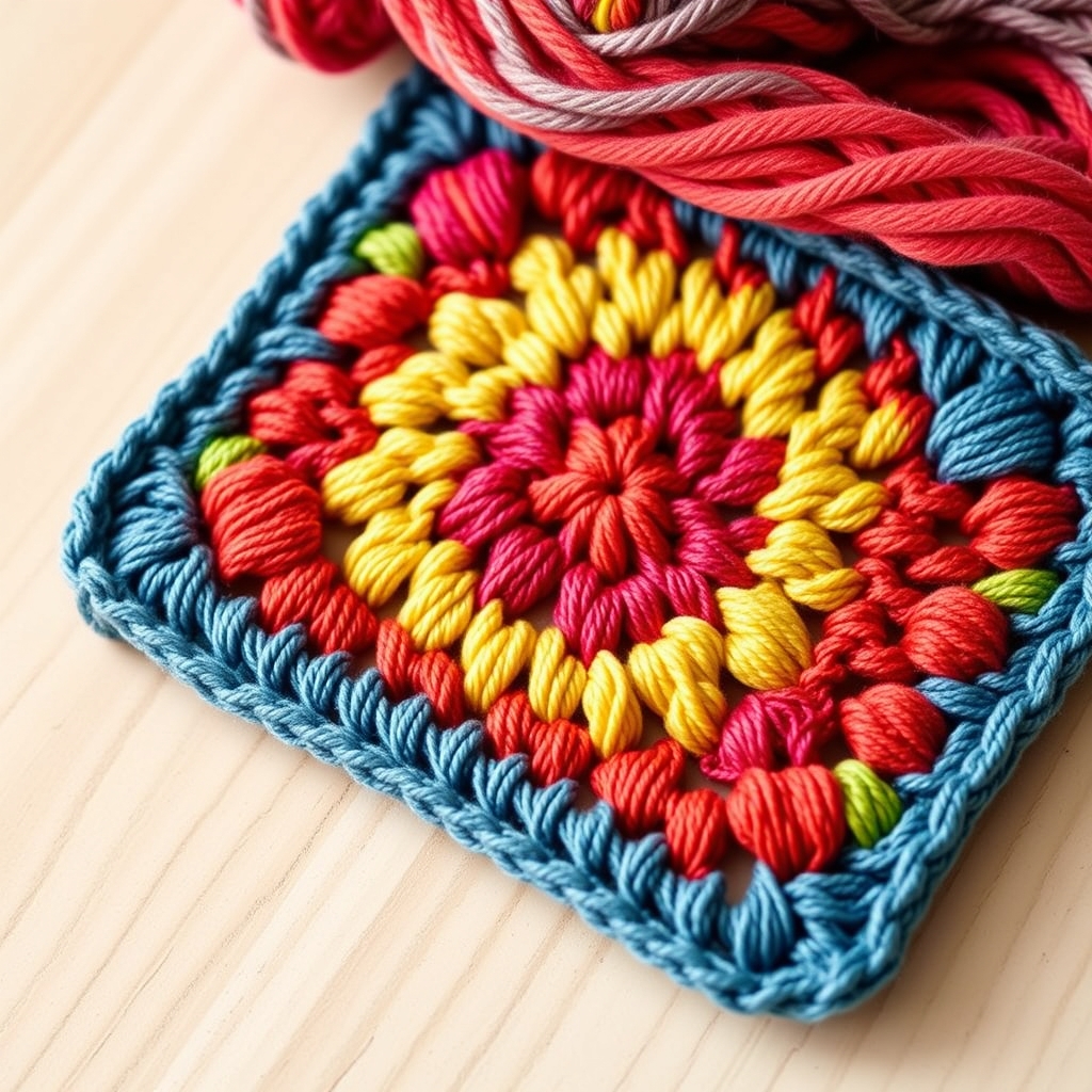 Granny Square Coasters: 7 Free Seasonal Designs