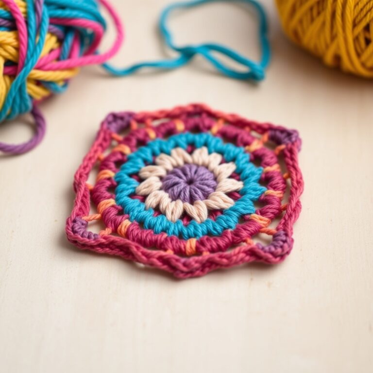 Granny Square Hexagon Pattern Free: 7 Easy Honeycomb Designs