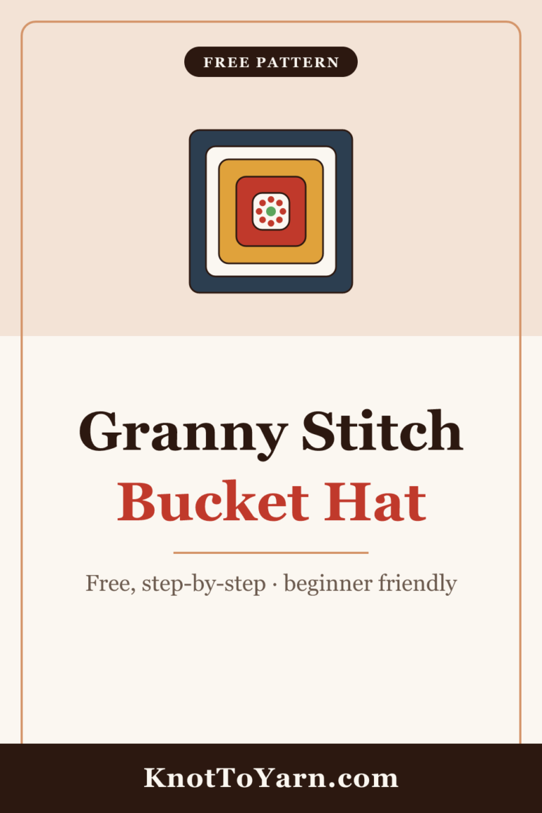 Granny Stitch Bucket Hat