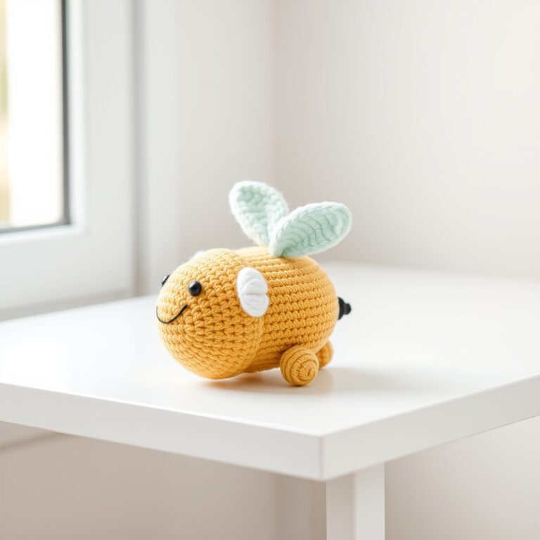 How to Crochet a Bee: Free Easy Amigurumi Pattern
