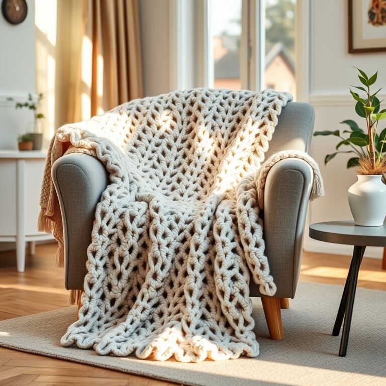 How to Crochet a Blanket: 3 Easy Beginner Styles
