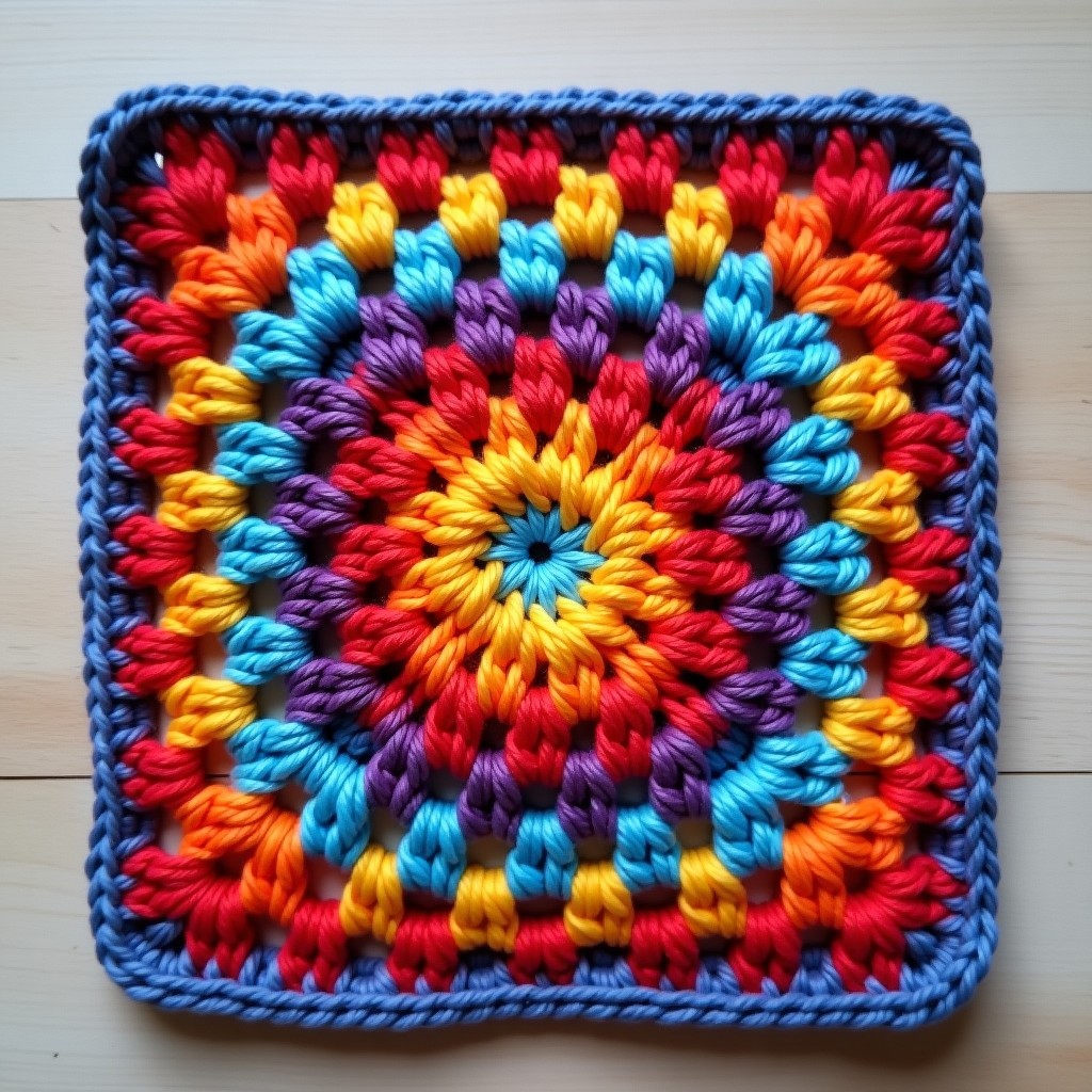 Leaf Granny Square: Free Pattern with Step-by-Step Tutorial