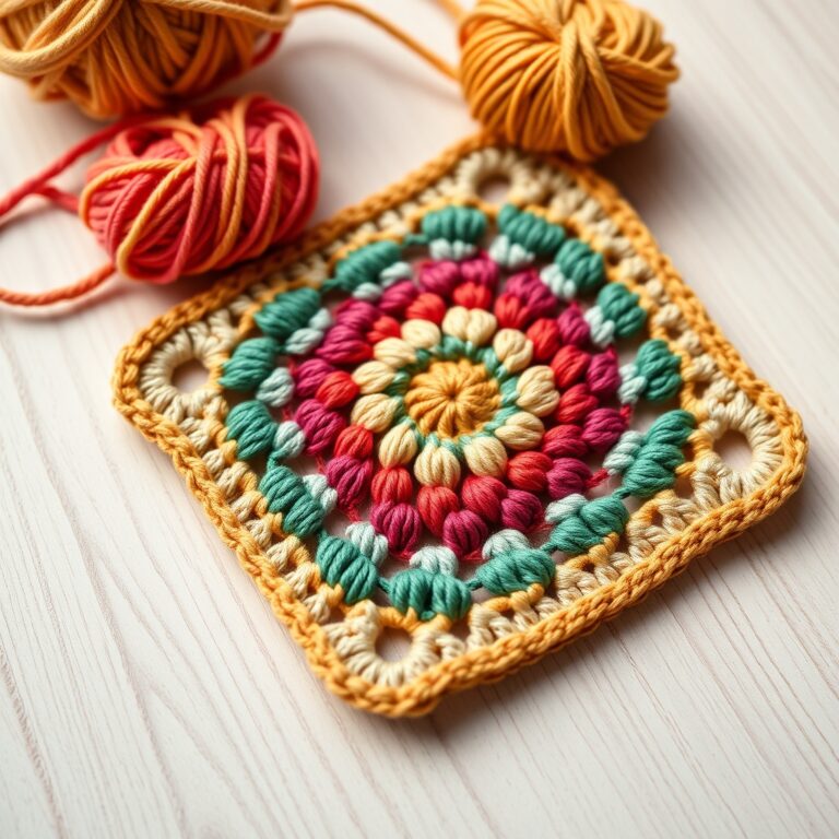 Modern Granny Square Pattern: 7 Free Designs