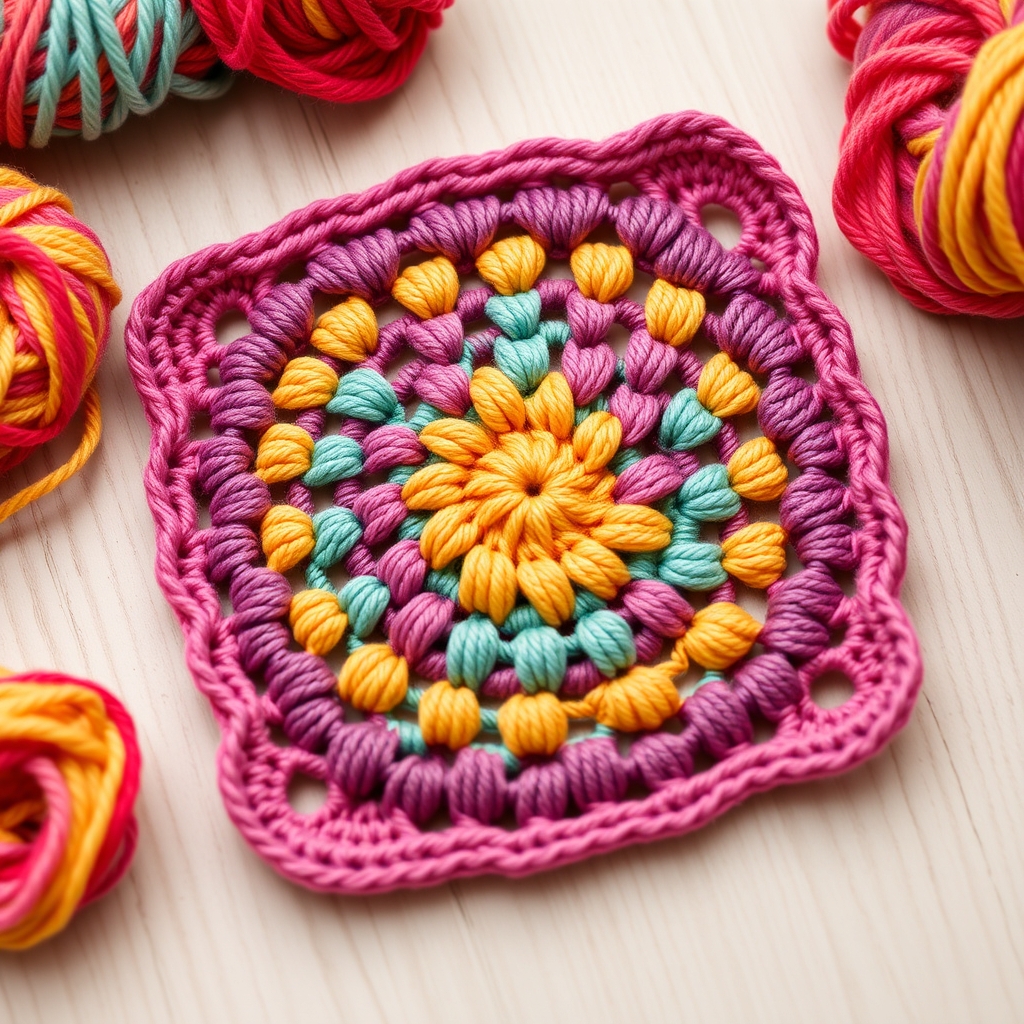 Modern Granny Square Pattern: 7 Free Designs