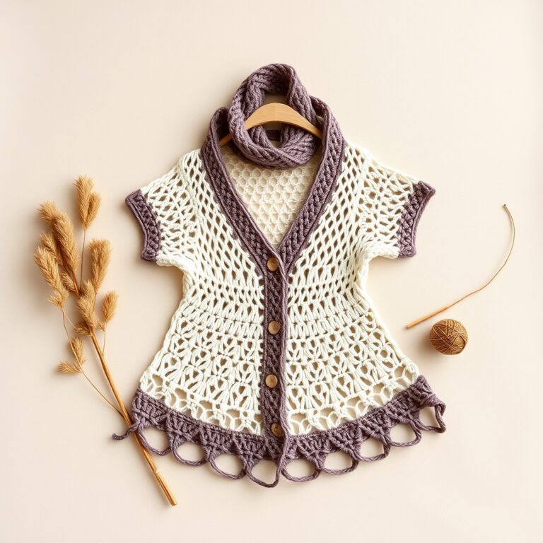 Off-Shoulder Crochet Sweater: 3 Free Patterns