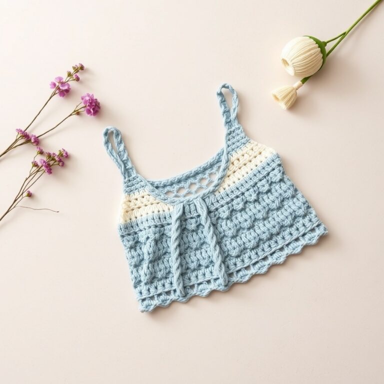 Rock and Rose Sweater: Easy Cropped Crochet Pattern